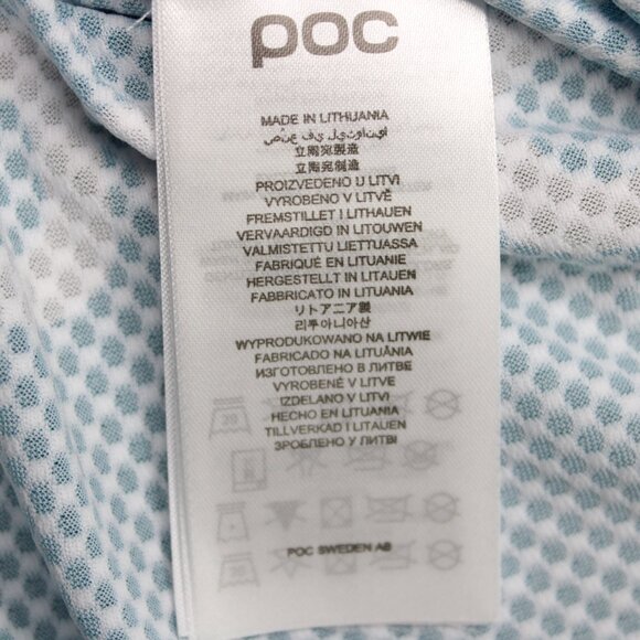 POC Pure Cycling Shirt Mens 2XL XXL Blue 3/4 Sleeve MTB Mountain Bike Jersey - Picture 9 of 16